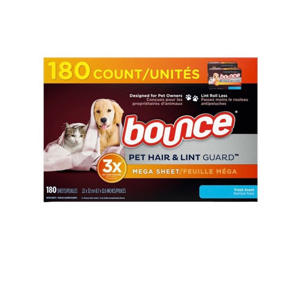 Bounce dryer sheets